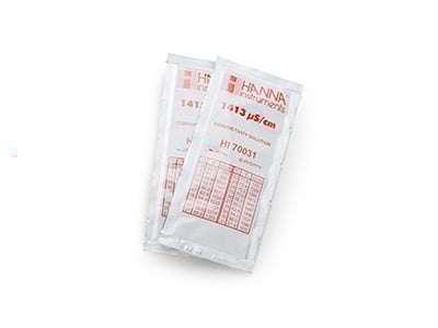 Hanna Instruments conductivity solution. HI70031