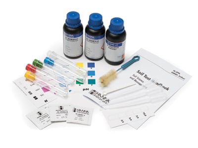 Hanna Instruments soil chemical test kit. HI3896