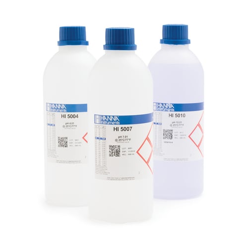 Hanna technical pH calibration solutions