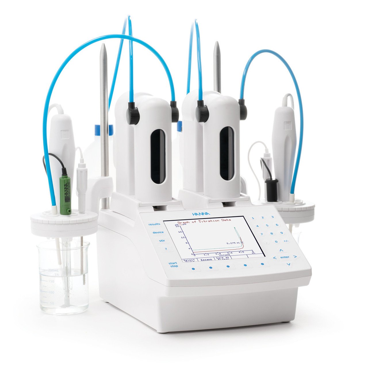 Right Side of Salt & Acidity Titration for Food Quality Control Testing